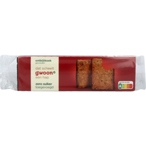 G'woon Ontbijtkoek 0% Gesneden