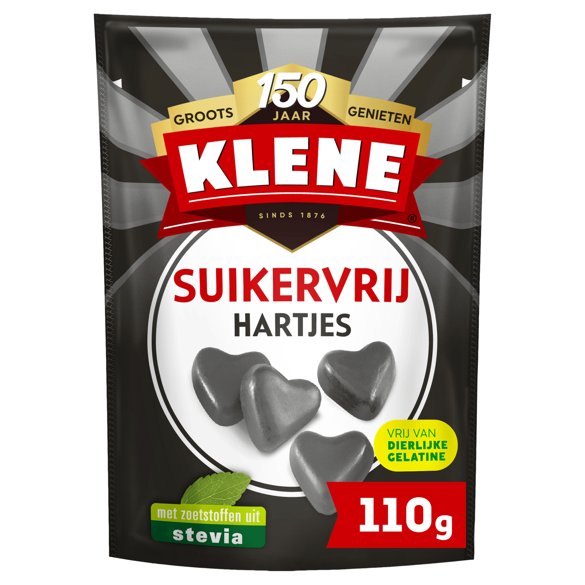 Klene Suikervrij zoethouten hartjes