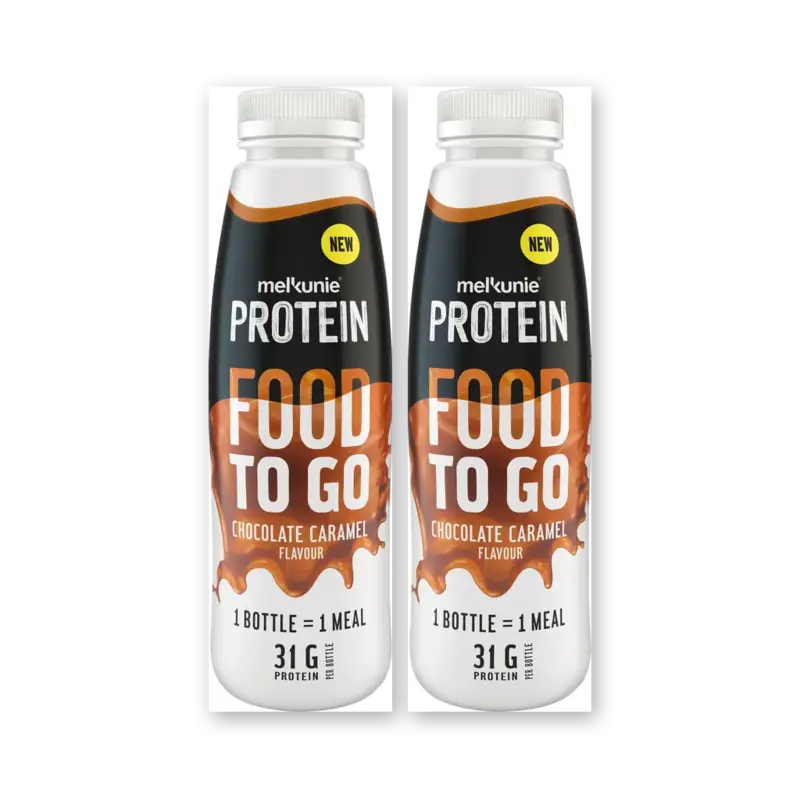 Melkunie Protein food to go choc caram 2-pack