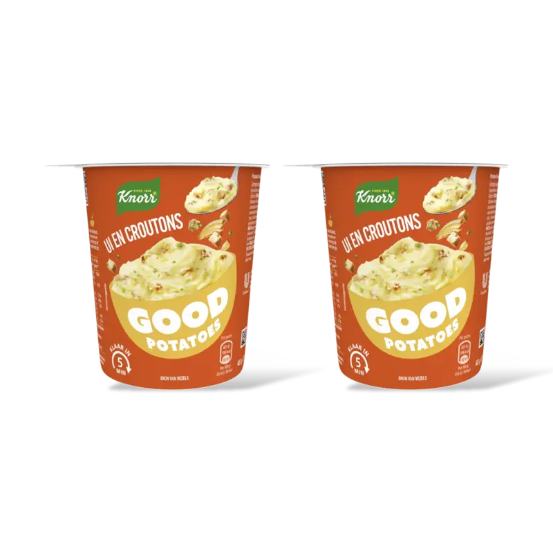 Knorr Good potatoes ui & croutons 2-pack