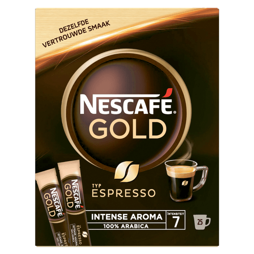 Nescafé Oploskoffie espresso donker en intens