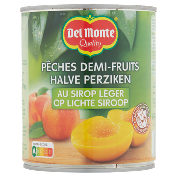 Del Monte Halve Perziken op Lichte Siroop 825 g