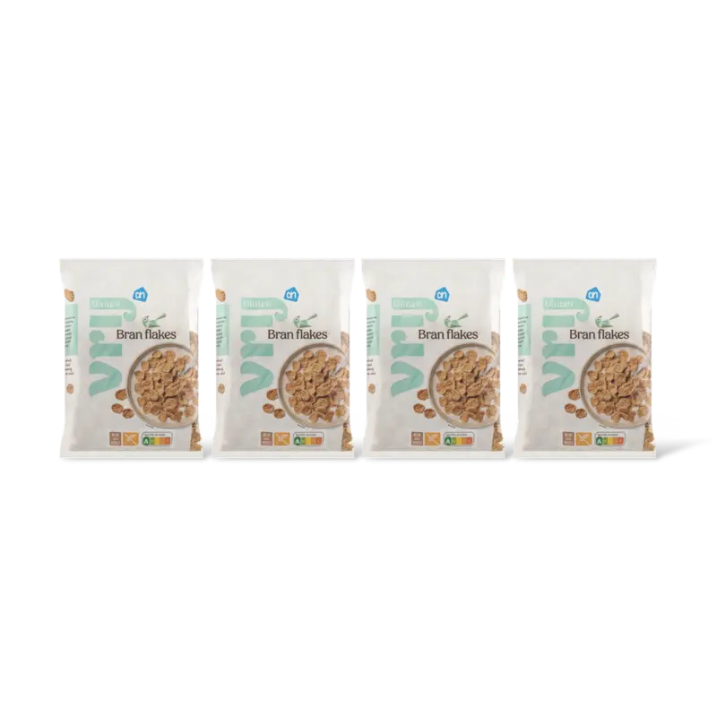 AH Glutenvrij Vezelrijke bran flakes 4-pack