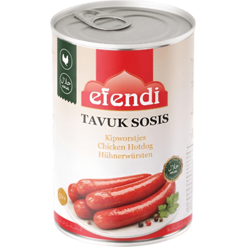 Efendi Kip Hot Dogs Knakworst Halal 550g