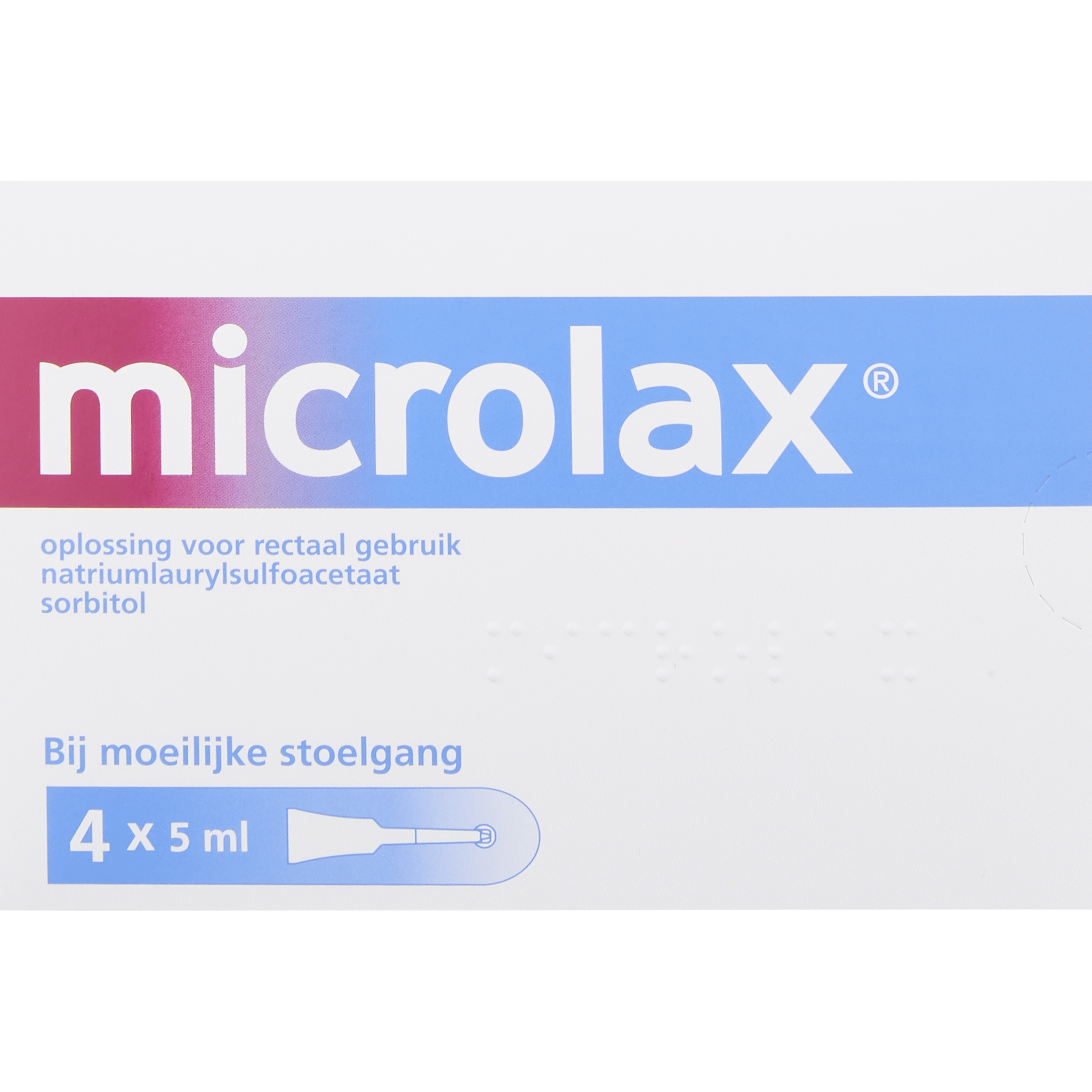 Microlax Oplossing Voor Rectaal Gebruik 4 stuks