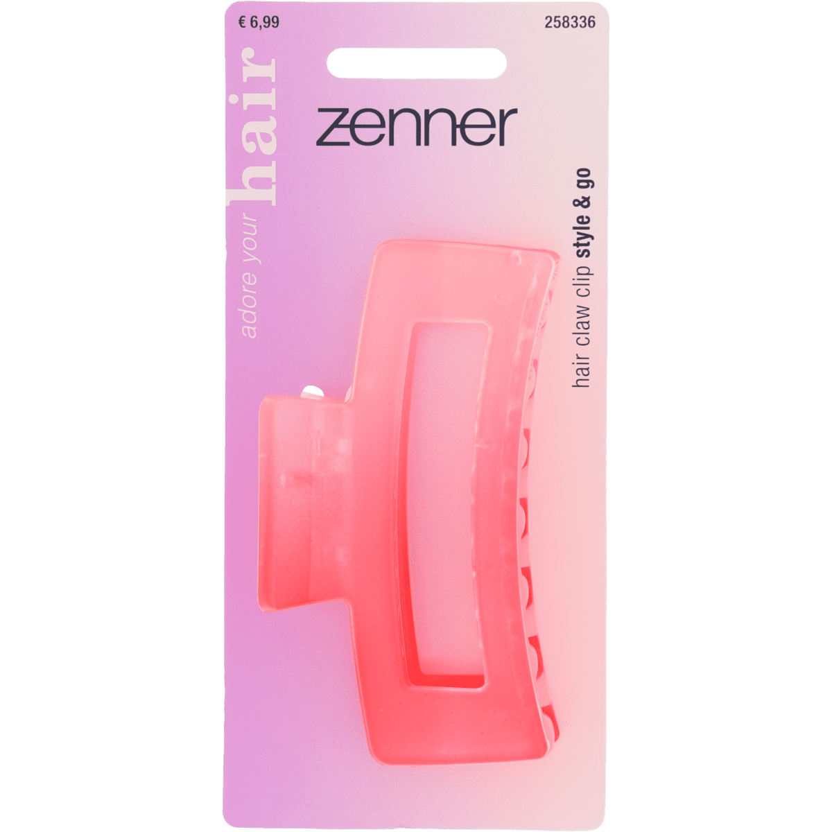 Zenner Haarklem 2Tone Roze