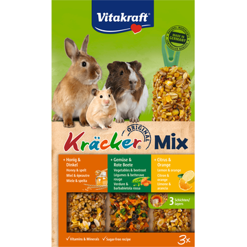 Vitakraft Original Kräcker Trio-Mix Citrus & Orange 168 g