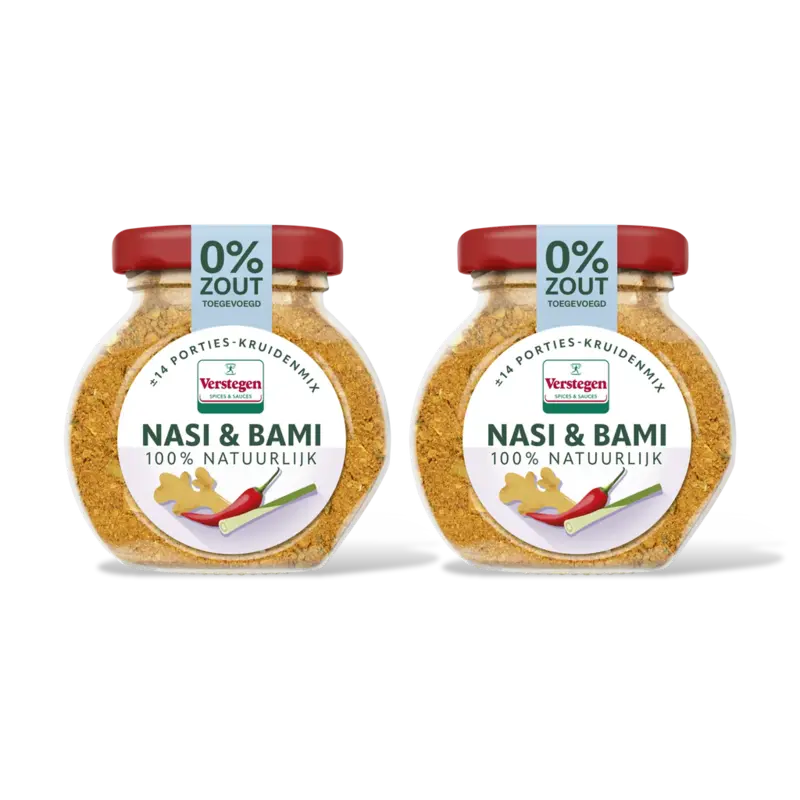 Verstegen Nasi & bami kruidenmix 2-pack