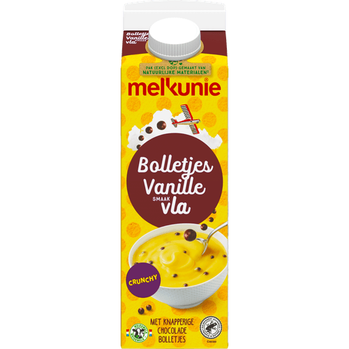 Melkunie Bolletjes vanillevla crunch