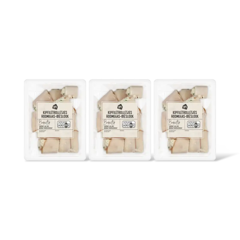 AH Kipfiletrolletjes roomkaas-bieslook 3-pk