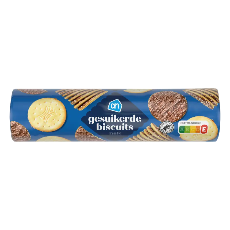 AH Gesuikerde biscuits melk chocolade