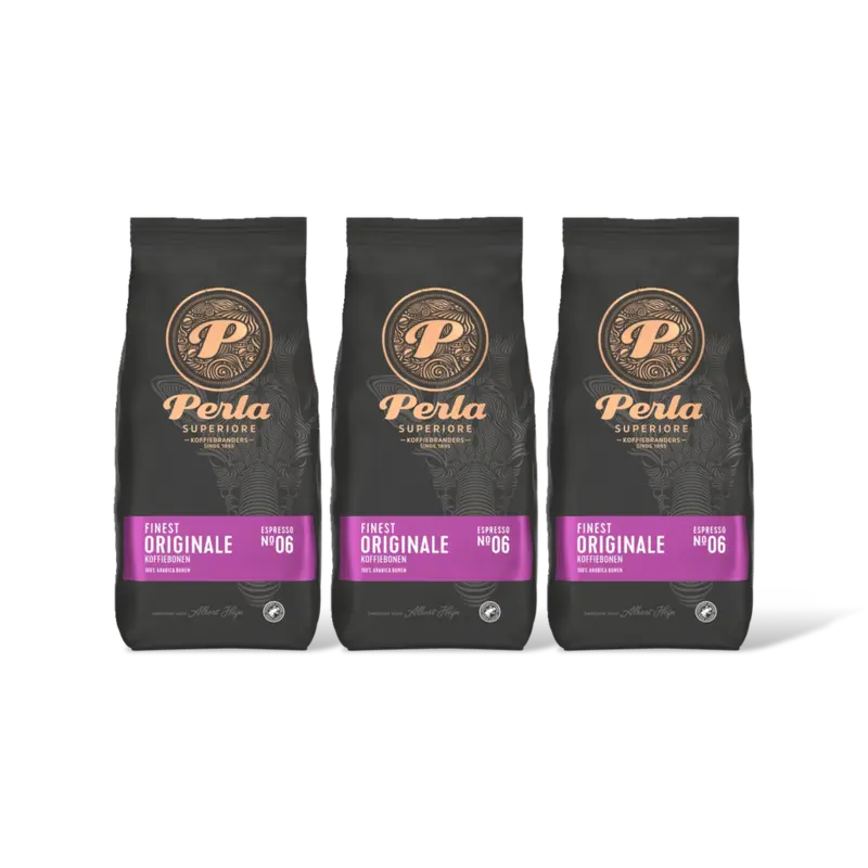 Perla Superiore Finest originale koffiebonen 3-pack