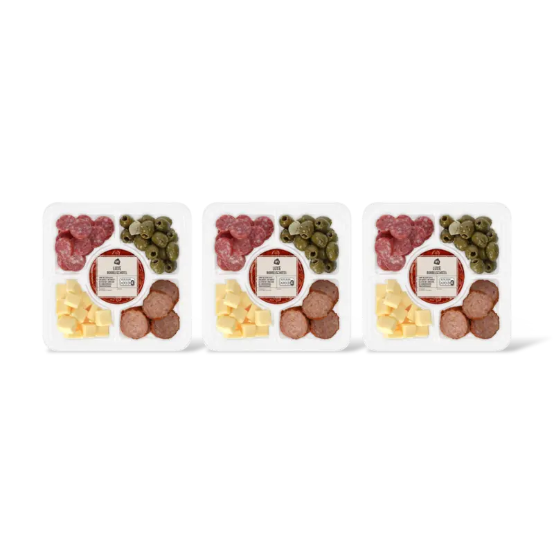 AH Luxe borrelschotel 3-pack