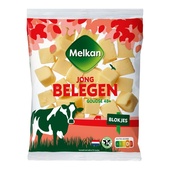 Melkan kaasblokjes 48+ jong belegen