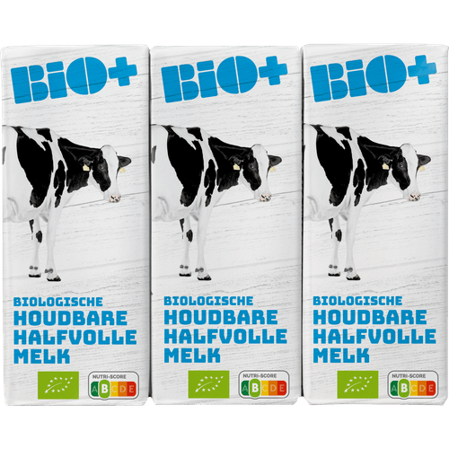 Bio+ Houdbare melk halfvol 3 stuks