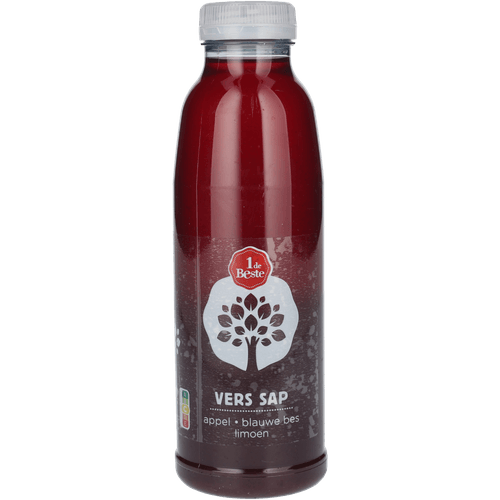 1 de Beste Vers sap appel limoen blauwe bes