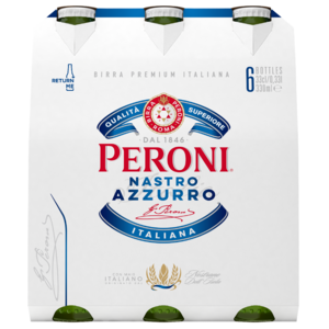 Peroni Nastro Azzurro 6x33cl Fles