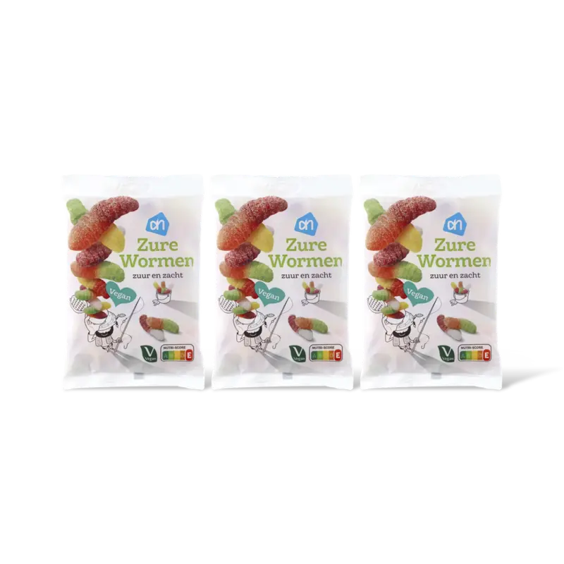 AH Zure gloeiworm 3-pack