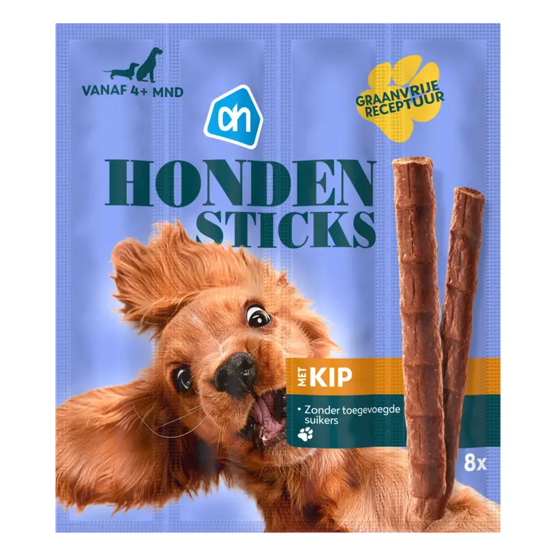 AH Hondensticks met kip graanvrij