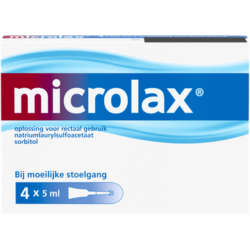 Microlax Oplossing (laxeermiddel), 4 stuks