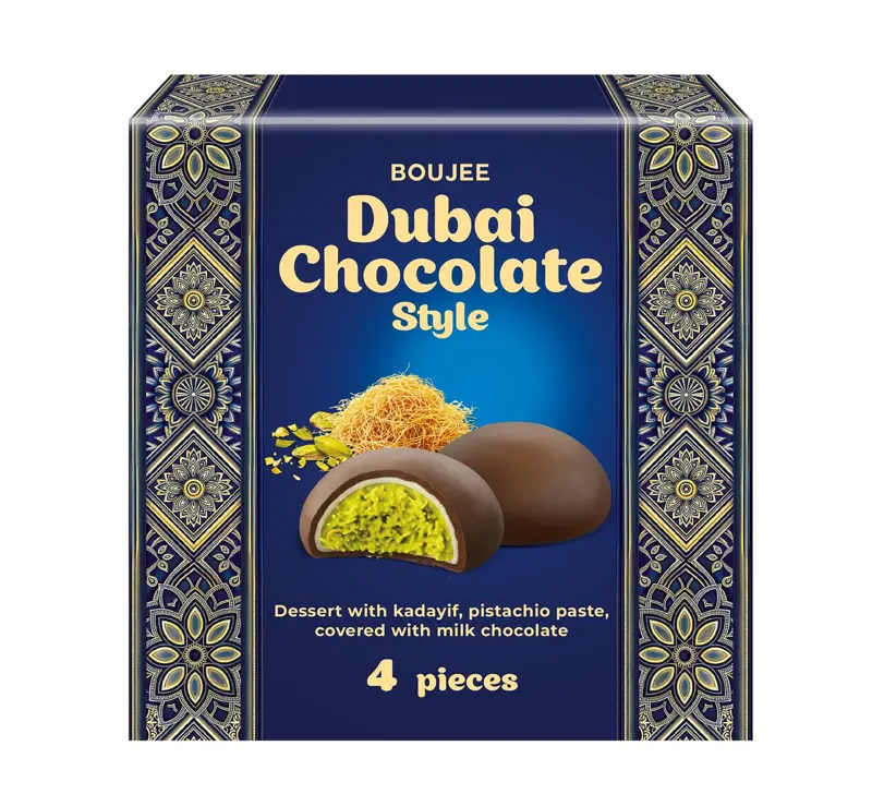 Boujee Dubai chocolate style dessert