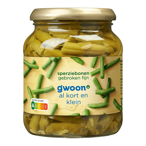 G'woon Sperziebonen fijn gebroken