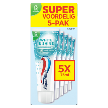 Aquafresh White & Shine Tandpasta 5 Stuks