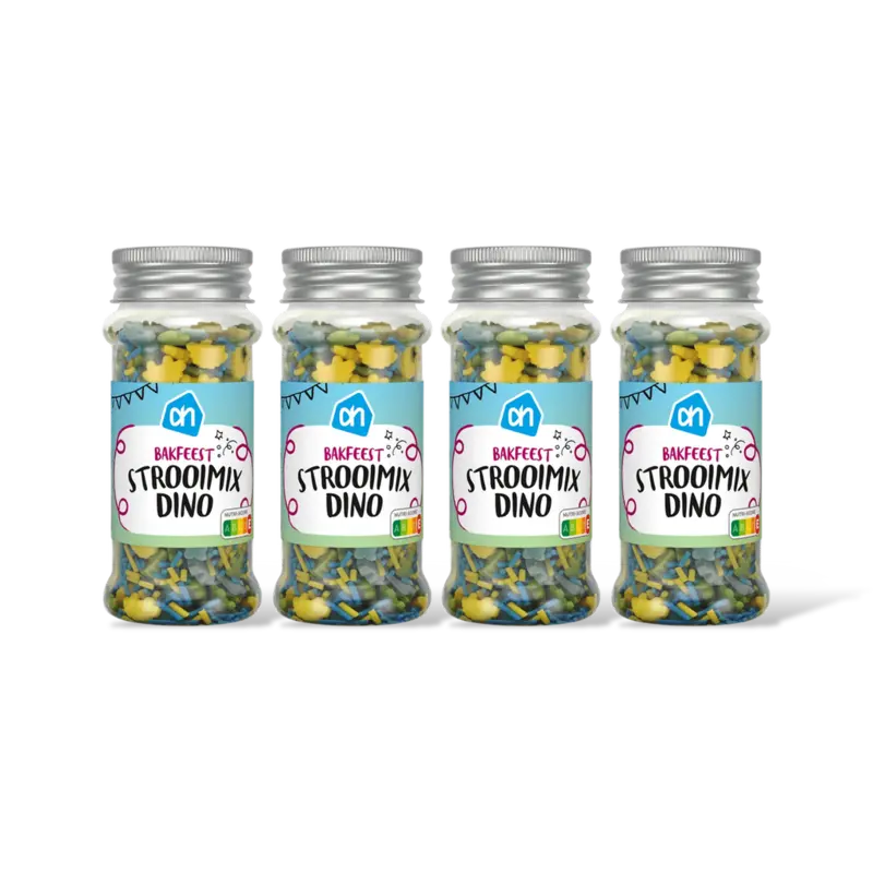 AH Bakfeest strooimix dino 4-pack