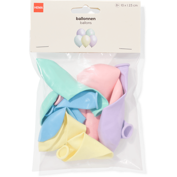 HEMA Ballonnen Pastel 23cm 10 Stuks