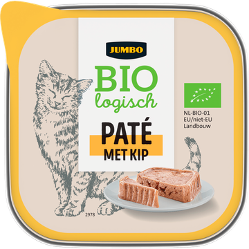 Jumbo Biologische Kattenpaté Kip 100 g