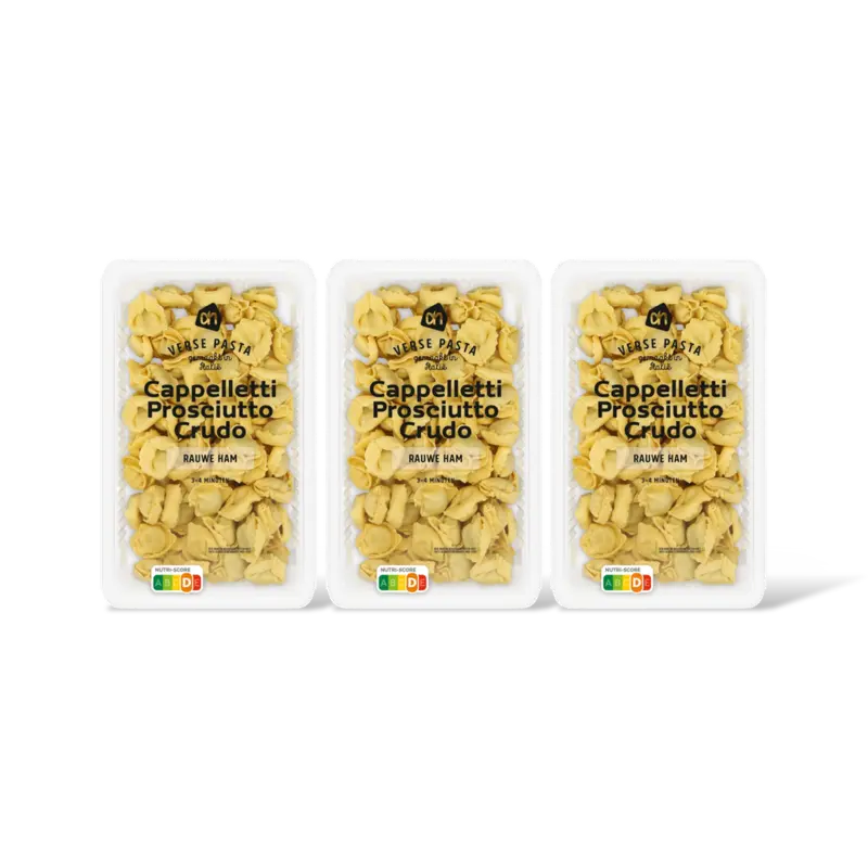 AH Cappelletti prosciutto crudo 3-pack