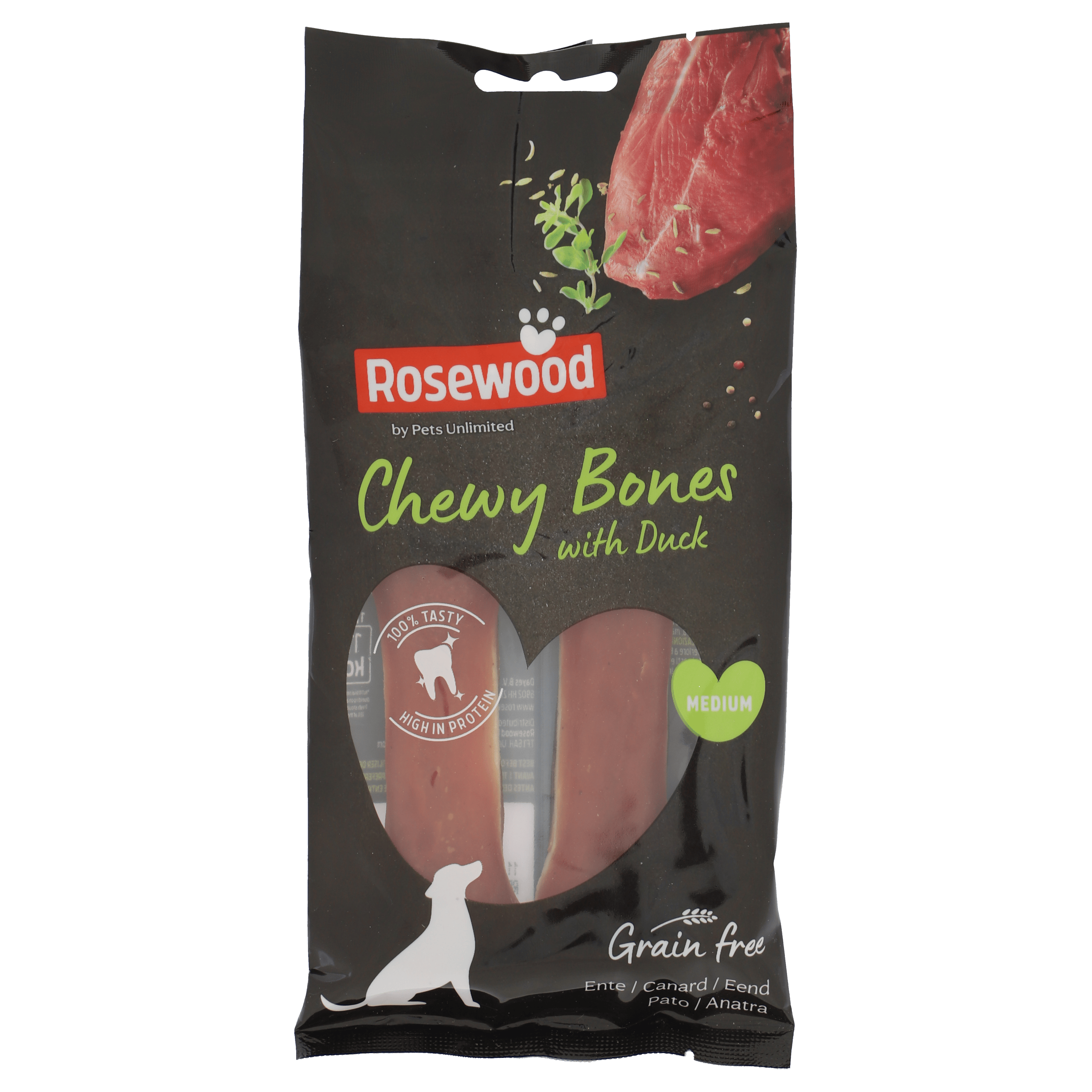 Rosewood Kauwkluiven eend medium