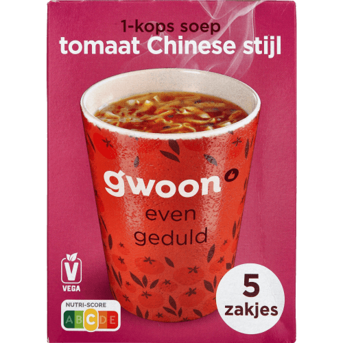G'woon Chinese tomatensoep 1-kops