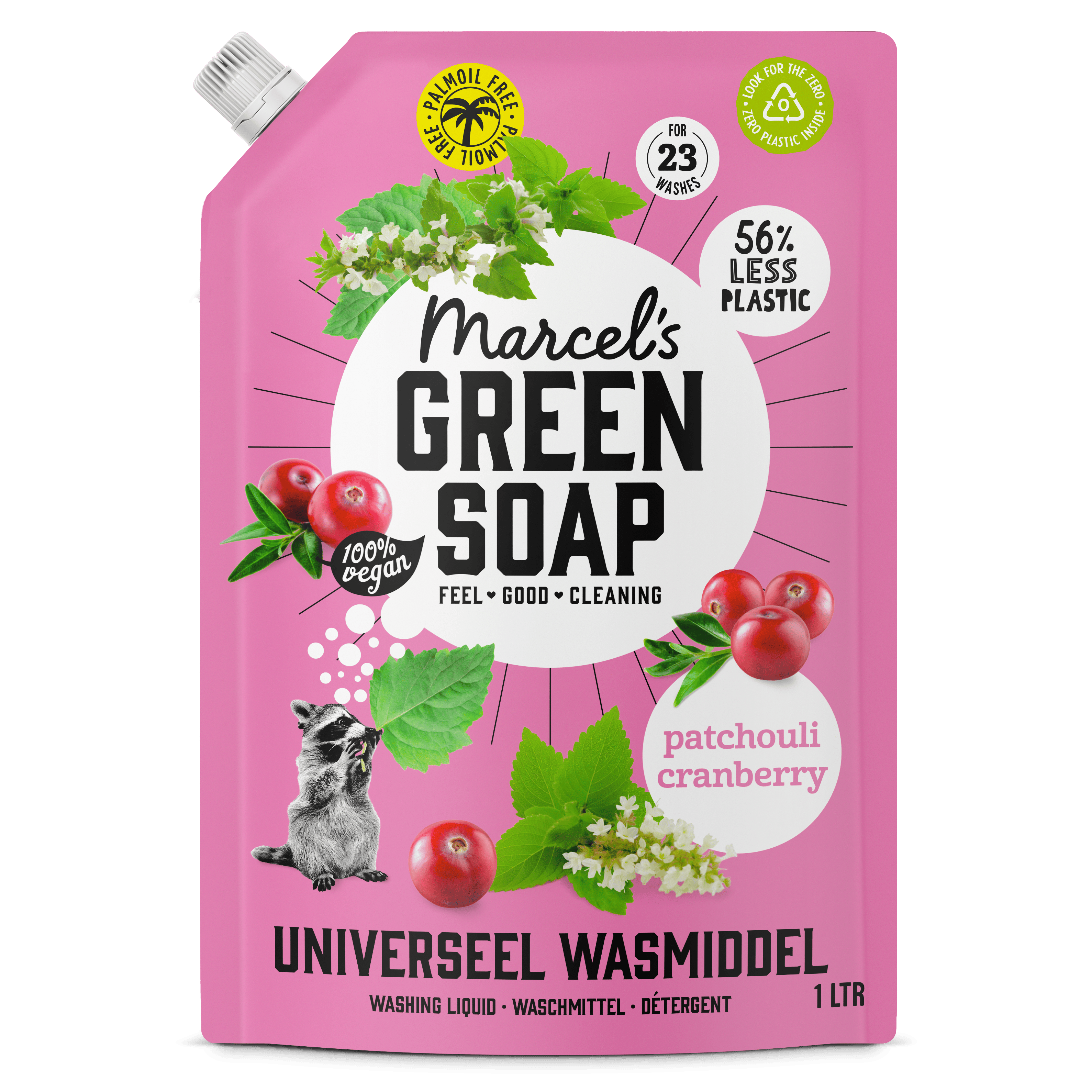 Marcel's Green Soap Wasmiddel navul Patchouli 23sc