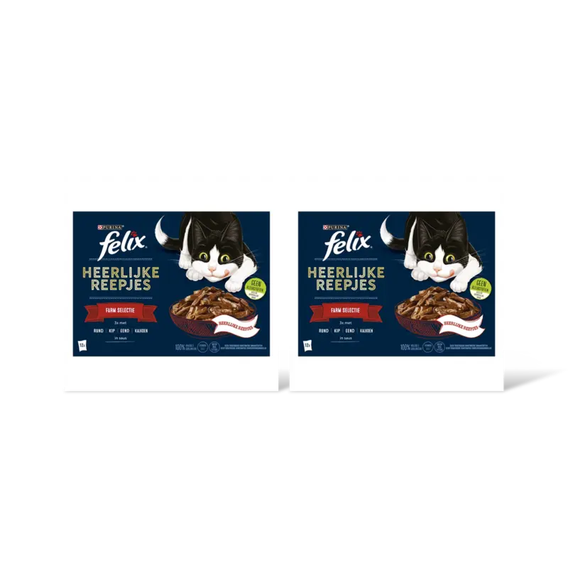 Felix Heerlijke reepjes farm selectie saus 2pk