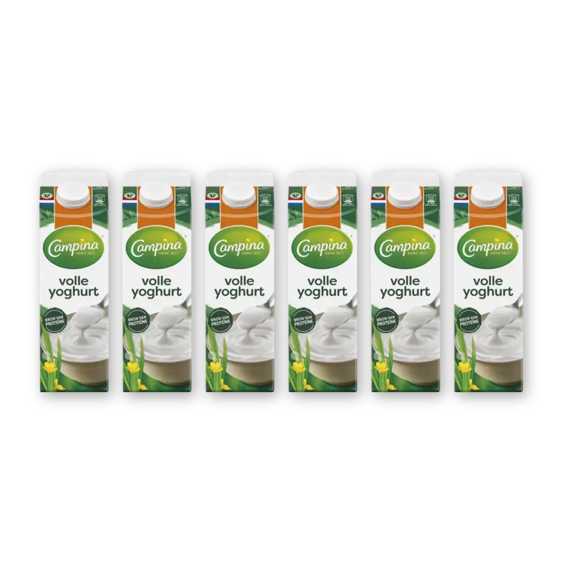 Campina Volle yoghurt 6-pack