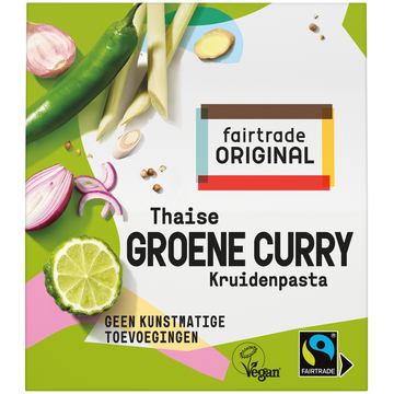 Fairtrade Original Thaise Groene Curry Kruidenpasta 70 g