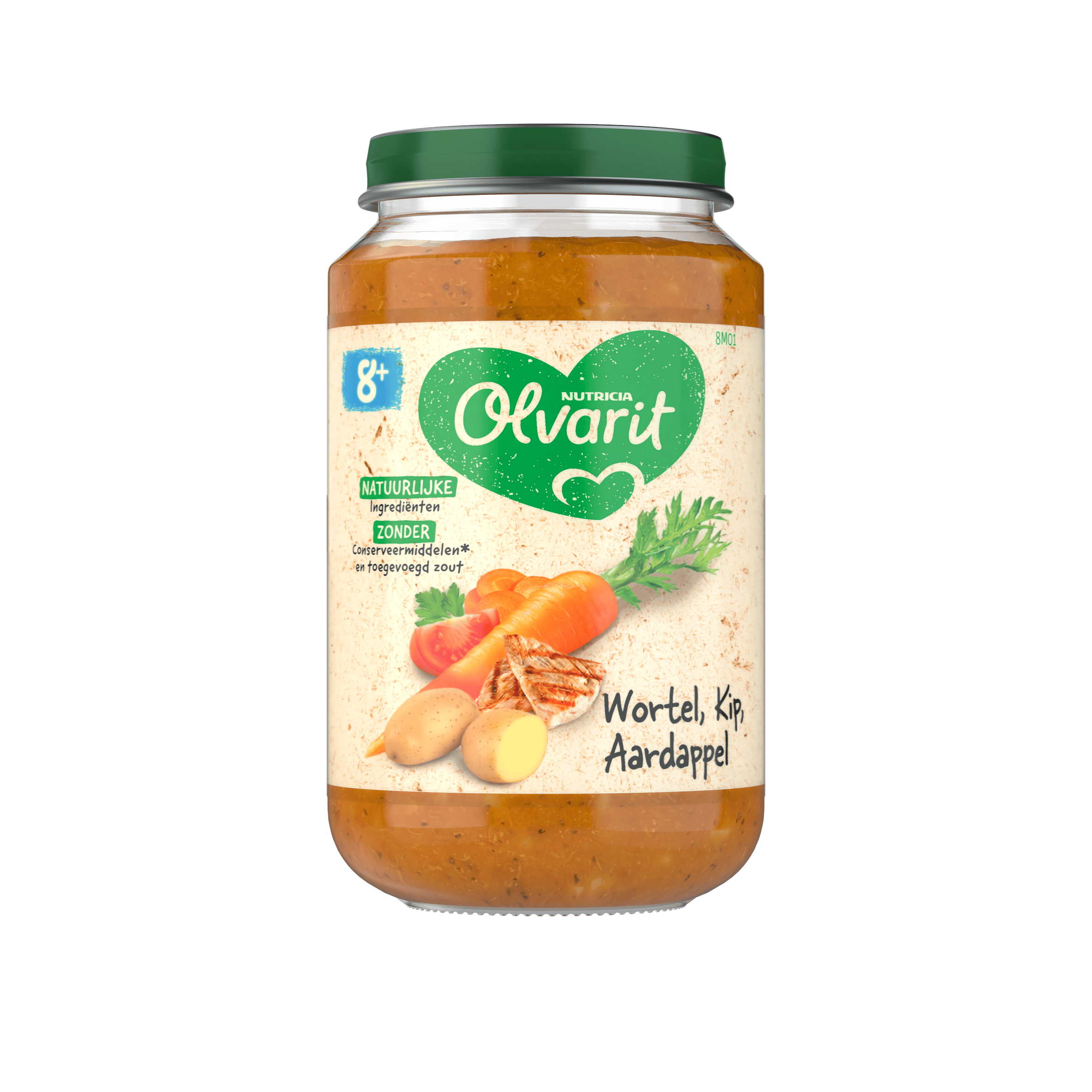 Olvarit 8+mnd Wortel Kip Aardappel