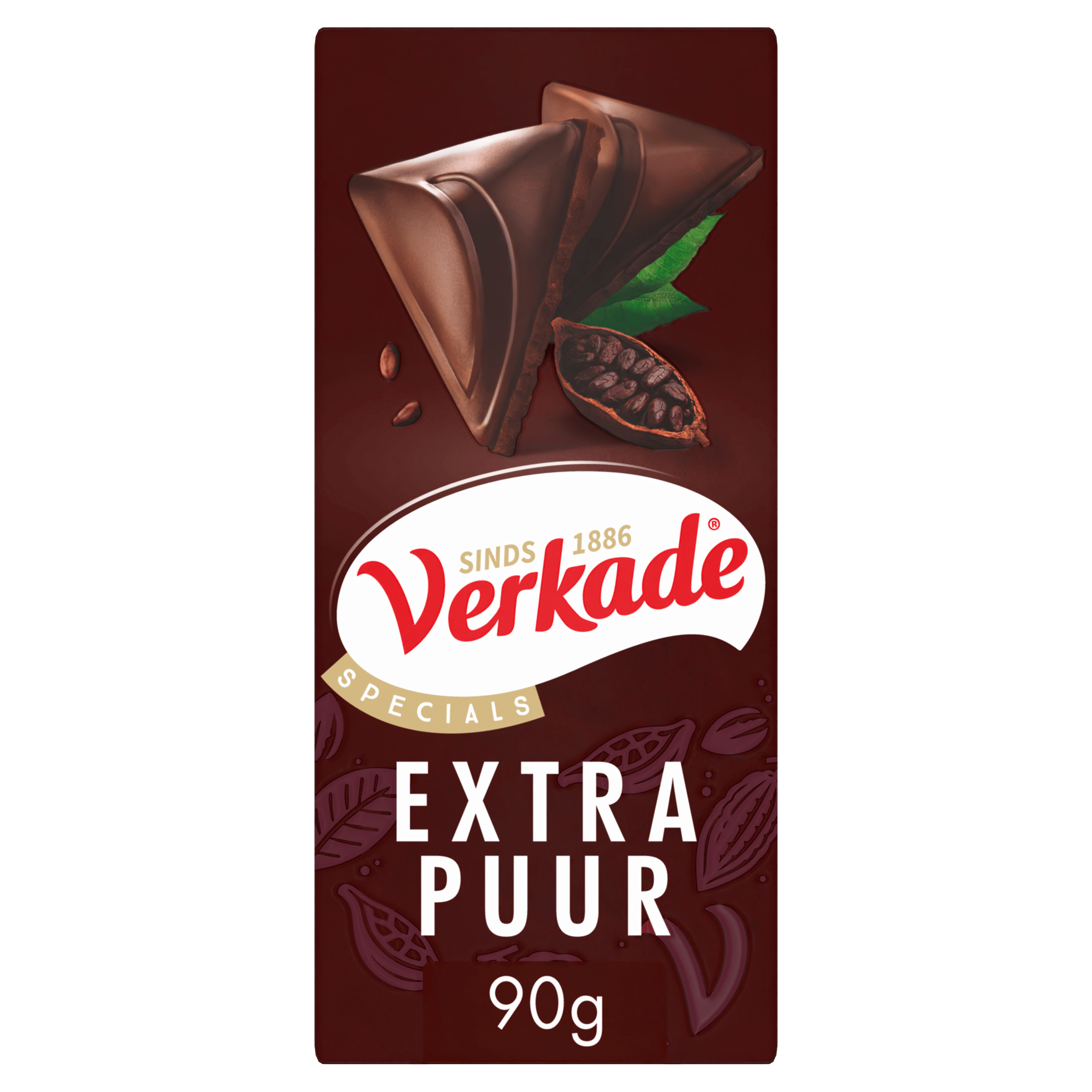 Verkade Extra puur chocoladereep