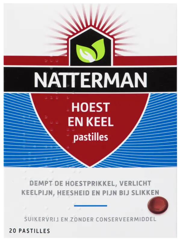 Natterman Hoest en keel pastilles