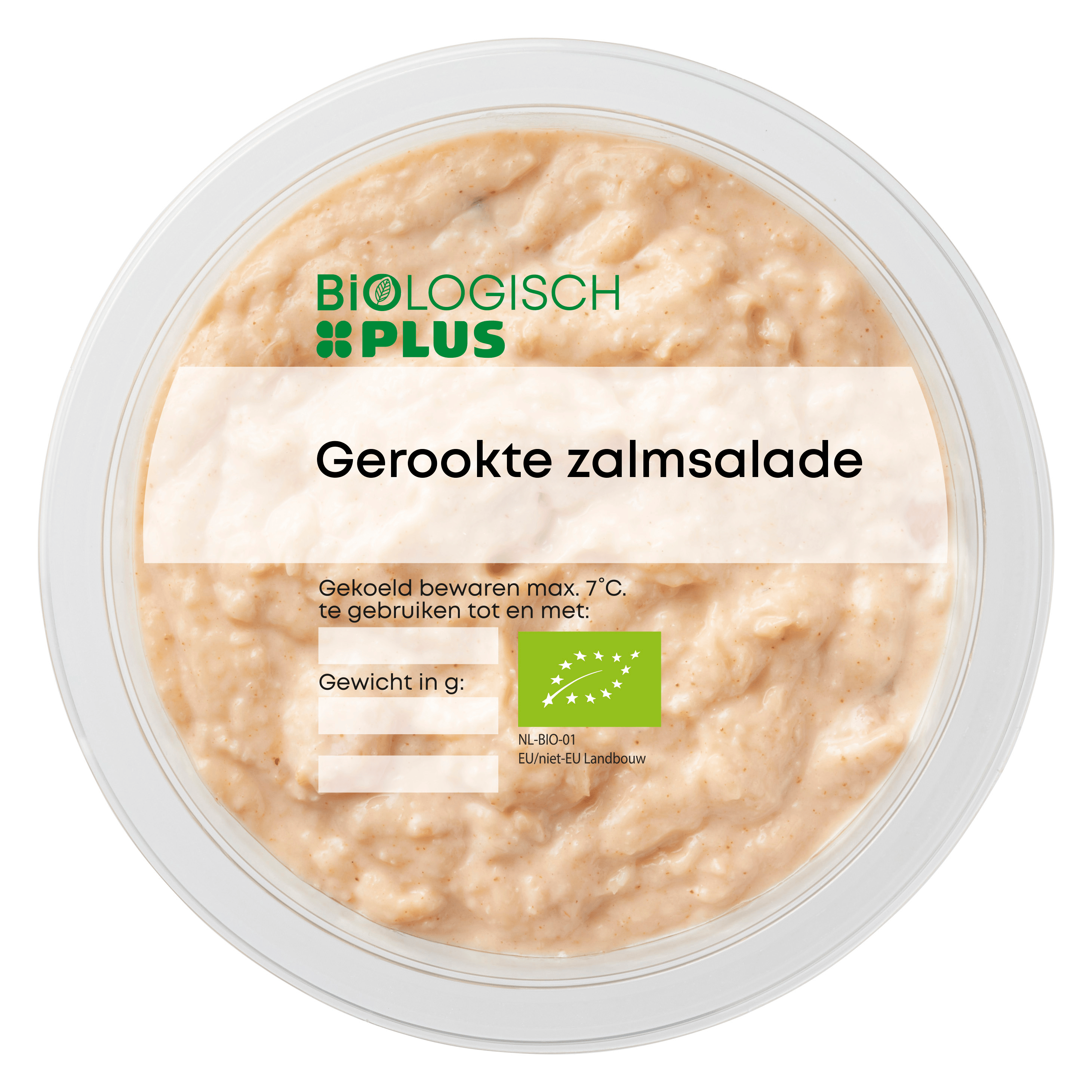 Biologisch PLUS Gerookte zalmsalade