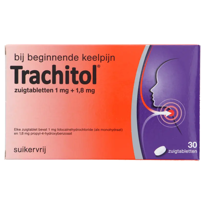 Trachitol Zuigtabletten bij beginnende keelpijn