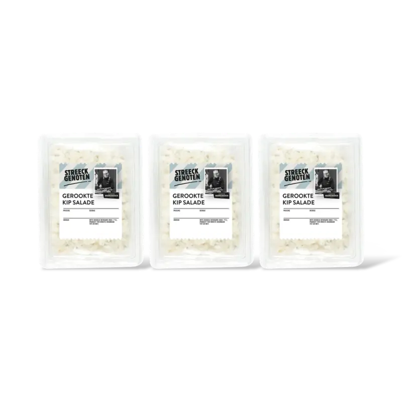 Streeckgenoten Gerookte kipsalade 3-pack