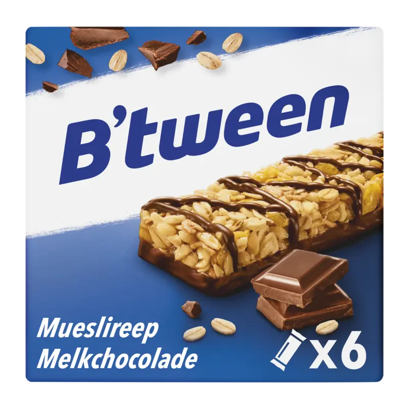 Hero B'tween mueslireep melkchocolade