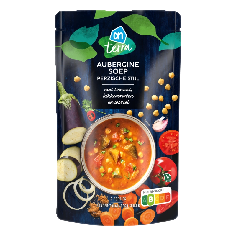 AH Terra Perzische aubergine soep