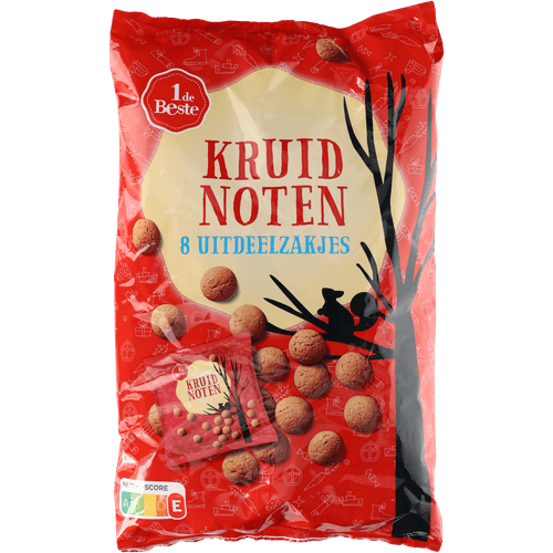 1 de Beste Kruidnoten uitdeelzakjes 8 st.