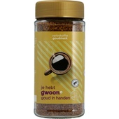 g'woon oploskoffie goud