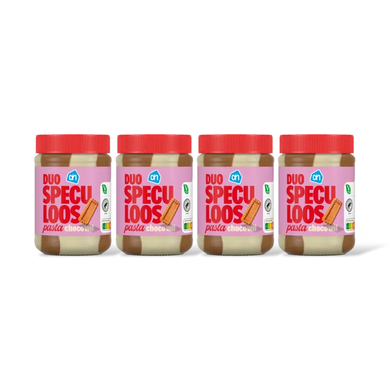 AH Duo speculoos pasta wit 4-pack