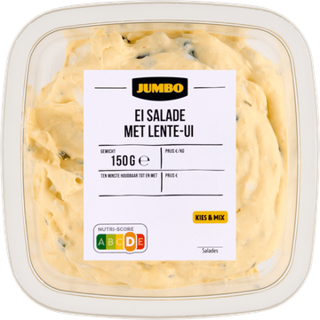 Jumbo Ei Salade met Lente-Ui 150 g