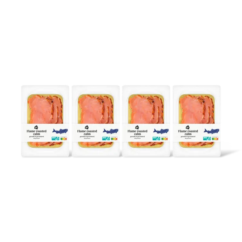 AH Flame roasted zalm 4-pack